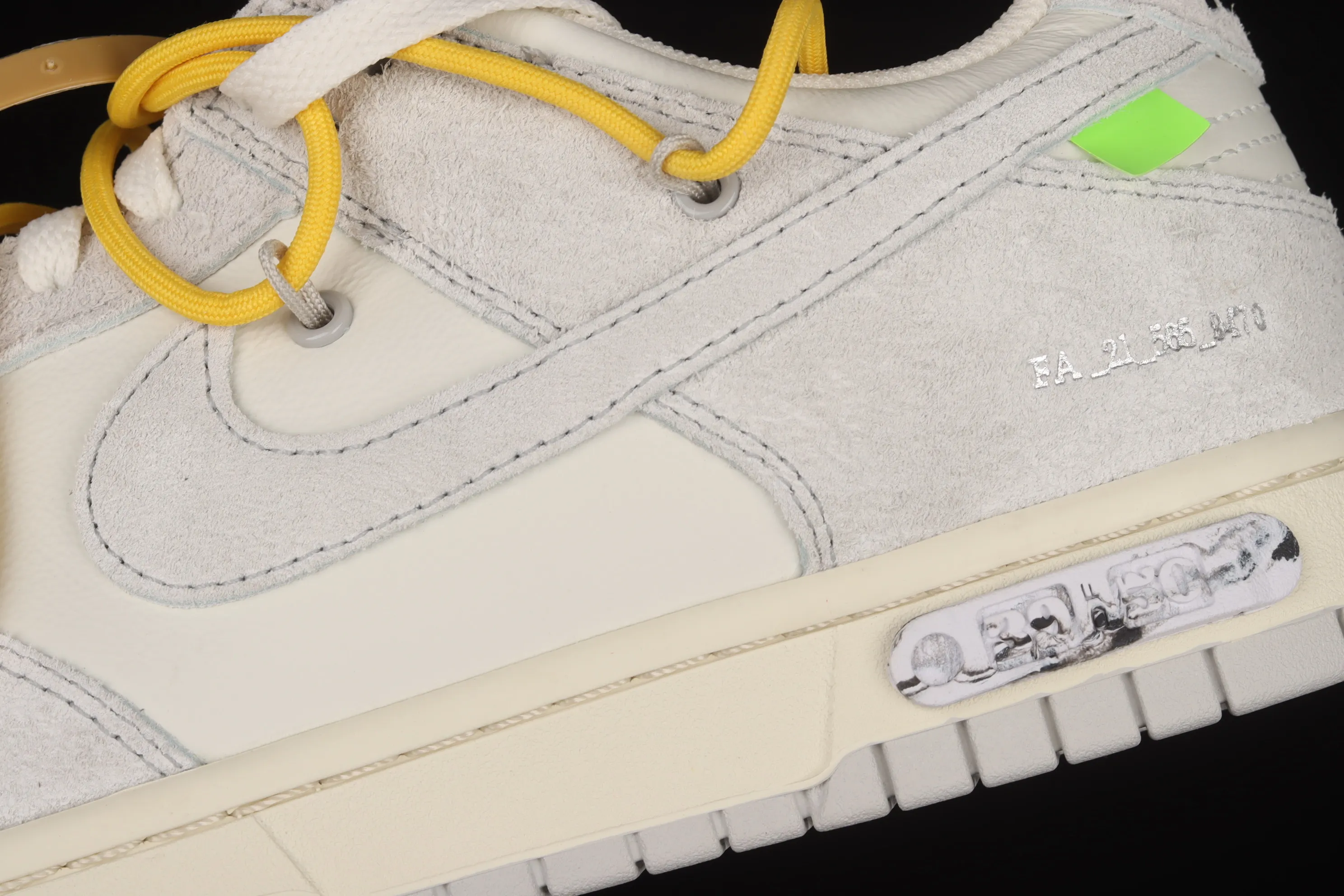 All categories Nk SB Dunk Series Nk SB Dunk Low low-top sneakers J version OF x Nk Dunk Low "12 of 50" OW suede SB smashed backboard fashion casual sneakers DJ0950-109